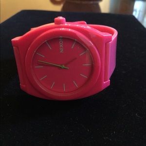 Pink Nixon Watch - Works Great - Must Look